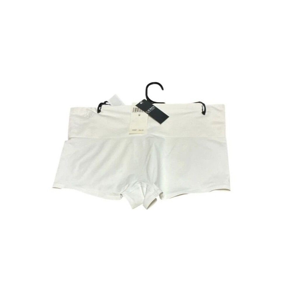 Ralph Lauren White Luxe Smoothing Boyshort Panty Medium